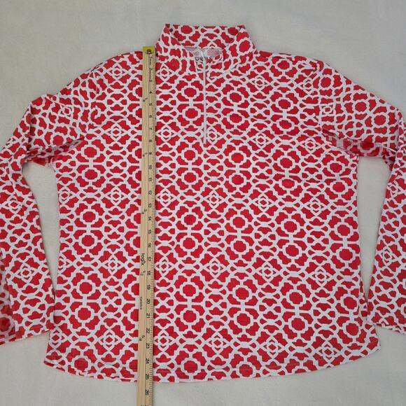 ICIKULS Women’s Polo Mesh Long Sleeve Top XXL 1/4 Zip Golf Tennis UPF50 Resort - Picture 3 of 7